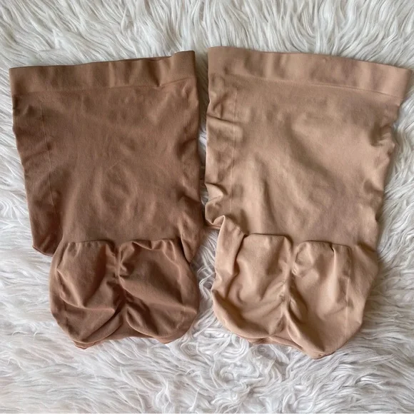 2 Pk Bundle SKIMS Seamless Sculpt High Waisted Brief Women’s Size S/M Ocher Clay - Picture 3 of 12